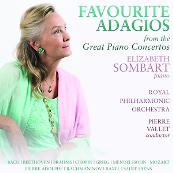 Favourite Adagios From The Great Piano Concertos, Elizabeth Sombart, Pierre Vallet, Rpo