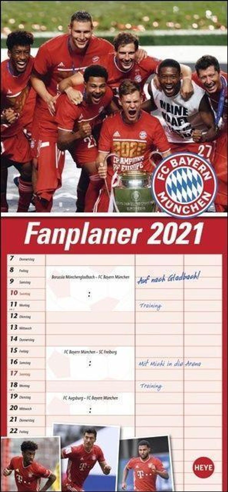 FC Bayern München Fanplaner 2021 - Kalender bei Weltbild.de