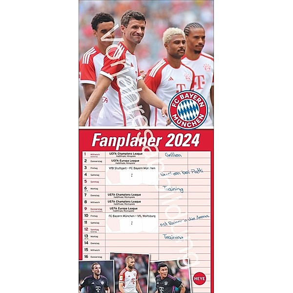 FC Bayern München Fanplaner 2025