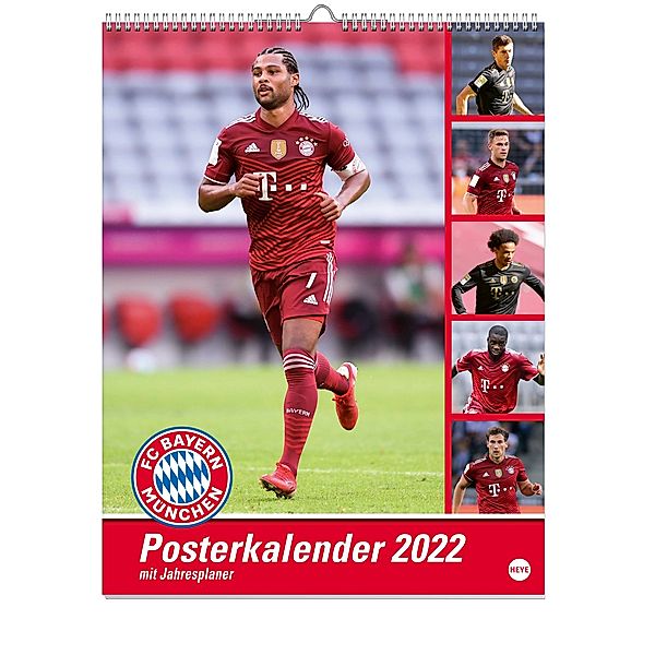 FC Bayern München Posterkalender 2022