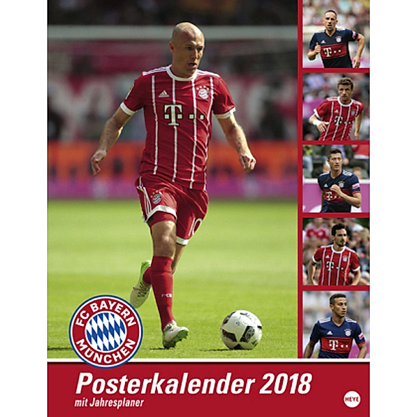 FC Bayern München Posterkalender - Kalender 2018