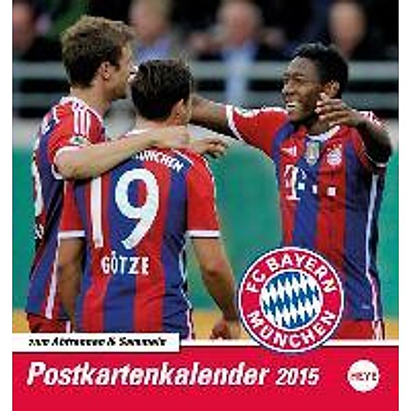 FC Bayern München Postkartenkalender 2015
