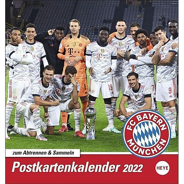 FC Bayern München Postkartenkalender 2022