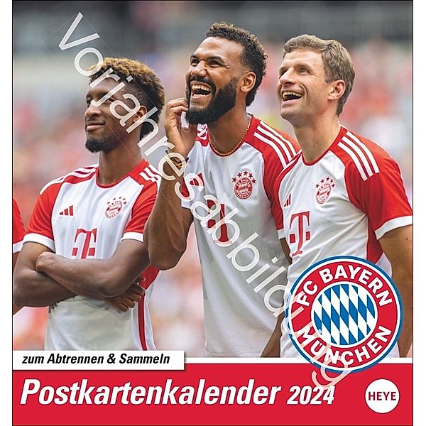 FC Bayern München Postkartenkalender 2025