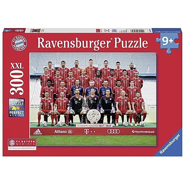 FC Bayern München Saison 2017/ 2018. Puzzle 300 Teile XXL