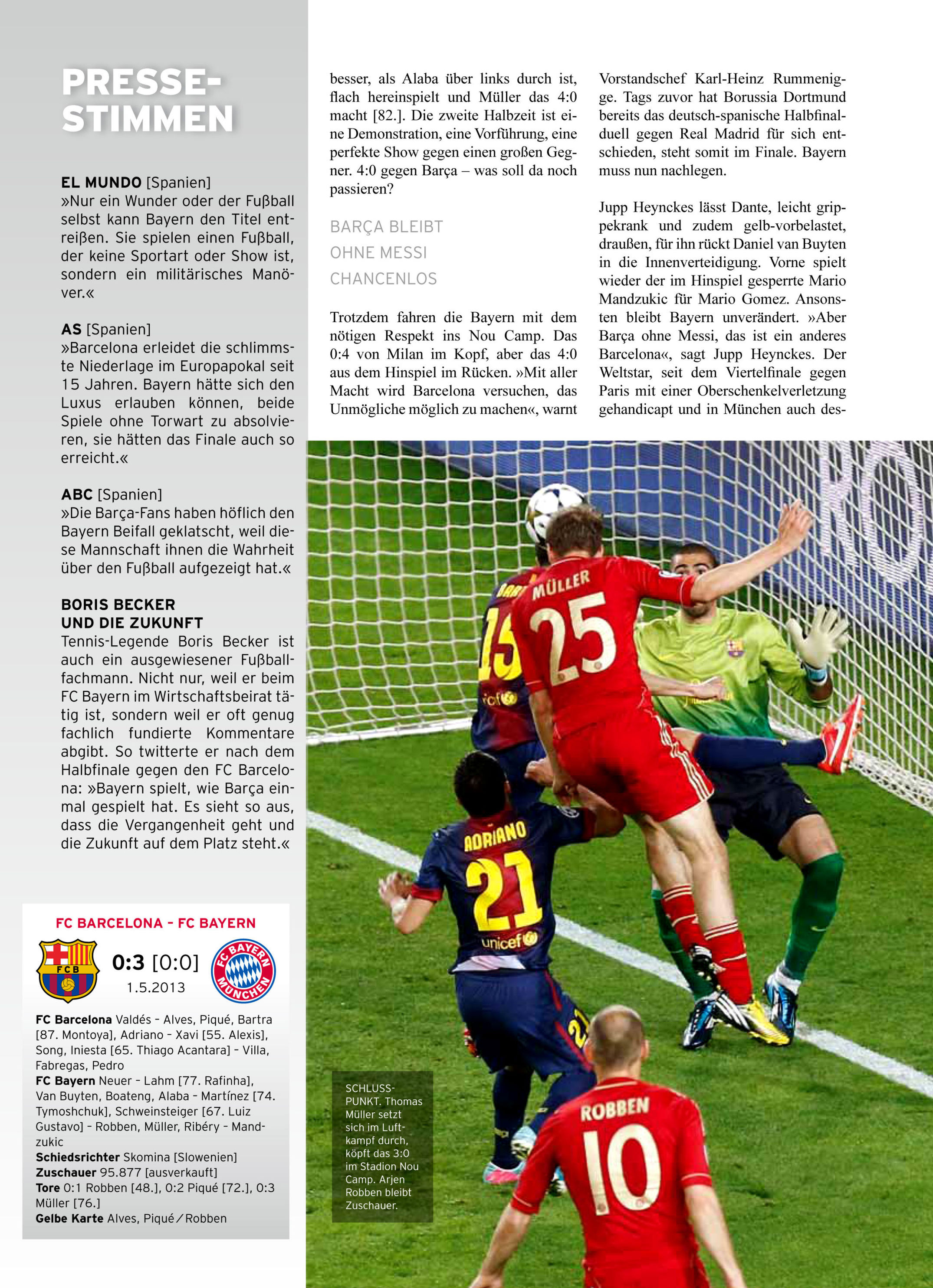 FC Bayern München Triple 2013 Buch versandkostenfrei bei Weltbild.ch