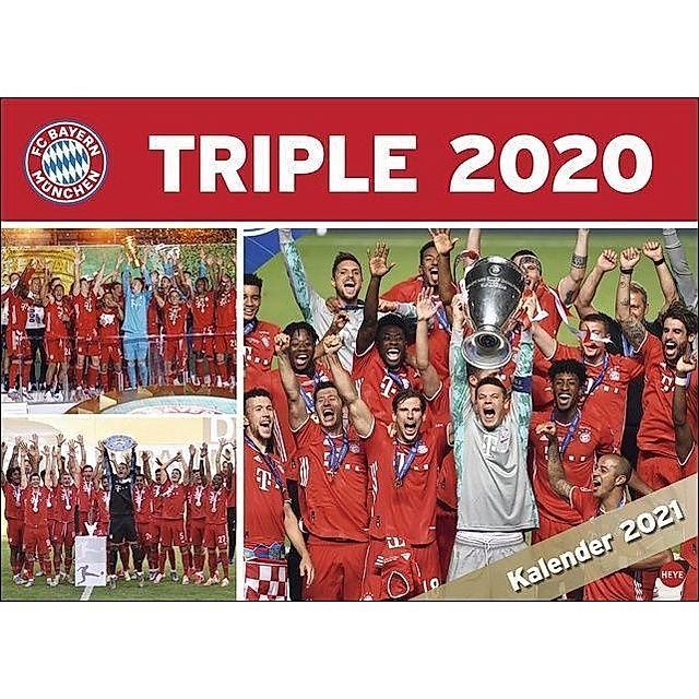 FC Bayern München Triple Edition Kalender 2021 - Kalender bestellen