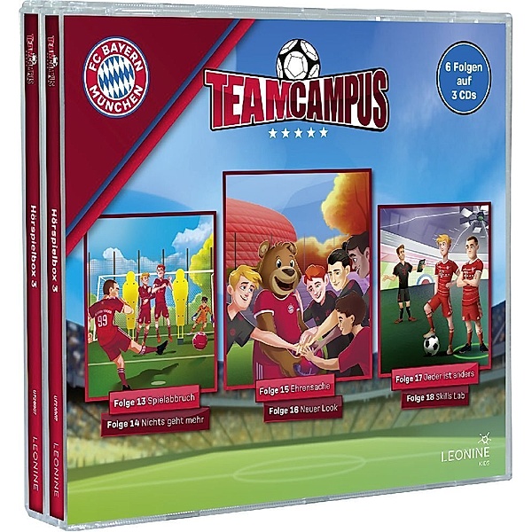 FC Bayern Team Campus (Fußball).Box.3,3 Audio-CD, Diverse Interpreten