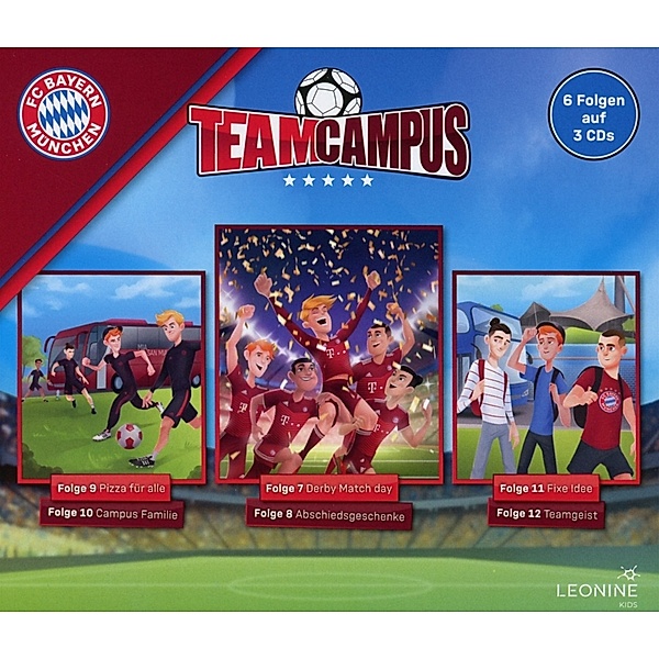 FC Bayern - Team Campus (Fußball) Hörspielbox.Box.2,3 Audio-CD, Diverse Interpreten
