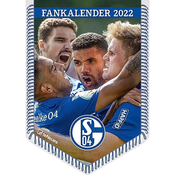FC Schalke 04 2022 - Bannerkalender - Fan-Kalender - Fussball-Kalender - Wand-Kalender - 29,7x42 - Sport