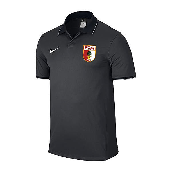 FCA Polo Shirt, anthrazit, Gr. XL