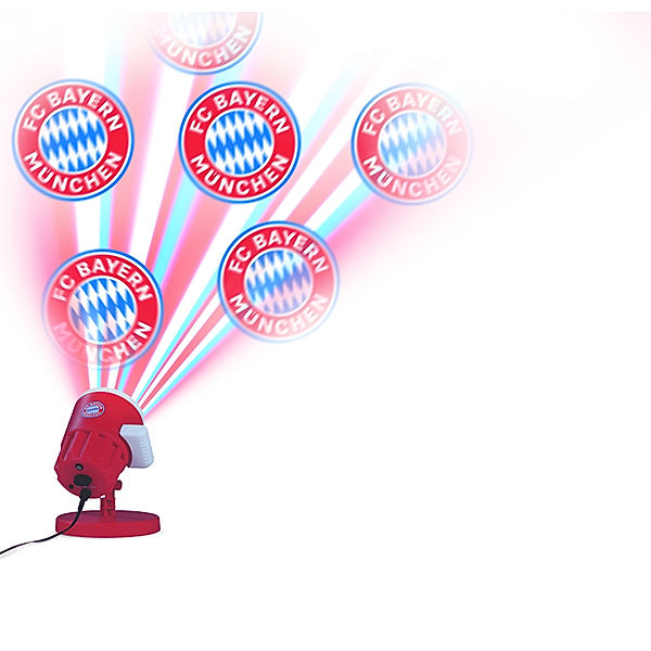 FCB LED-Motivstrahler 7,5W rot mit Logo