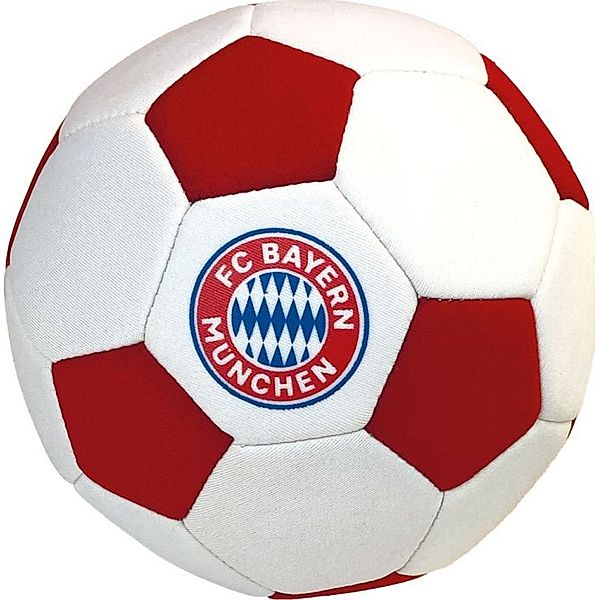 HAPPY PEOPLE FCB Neopren Mini Fußball 15cm, Größe 2, 100-120g, ca. 46-48cm Umfang