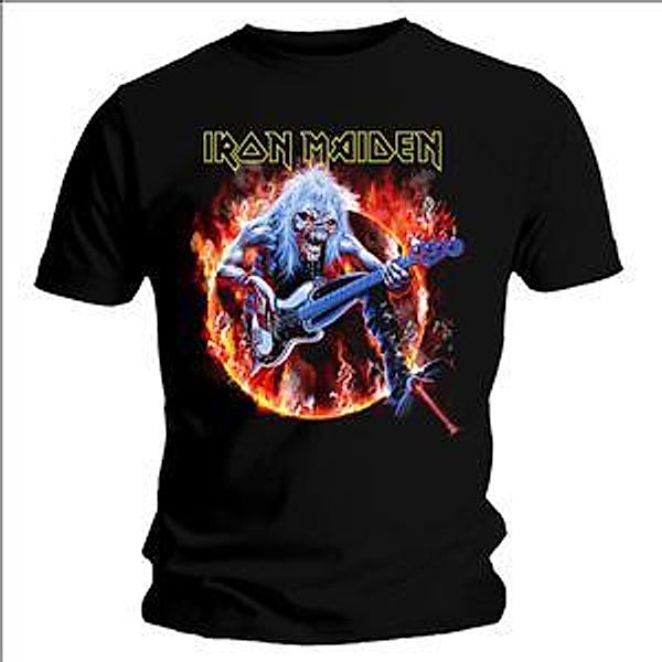 Fear Live Flames T-Shirt (Blk), Iron Maiden