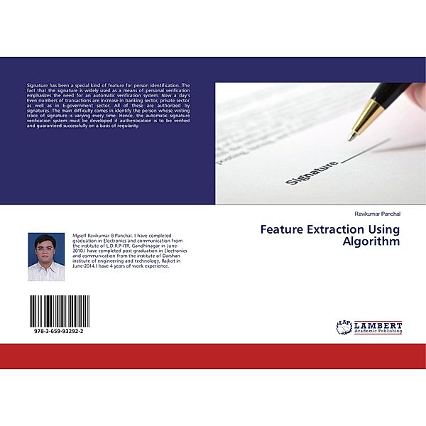 Feature Extraction Using Algorithm, Ravikumar Panchal