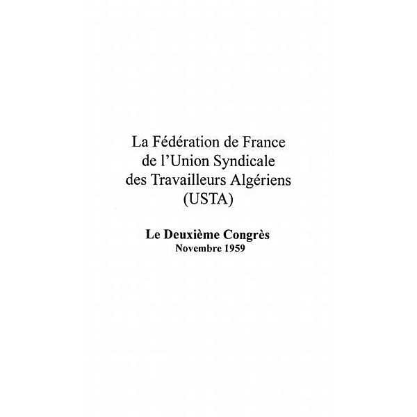 Federation de france 2e congres / Hors-collection, Simon Jacques