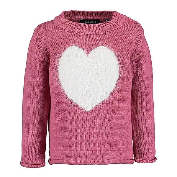 BLUE SEVEN Federgarn-Pullover ALWAYS IN MY HEART in mauve