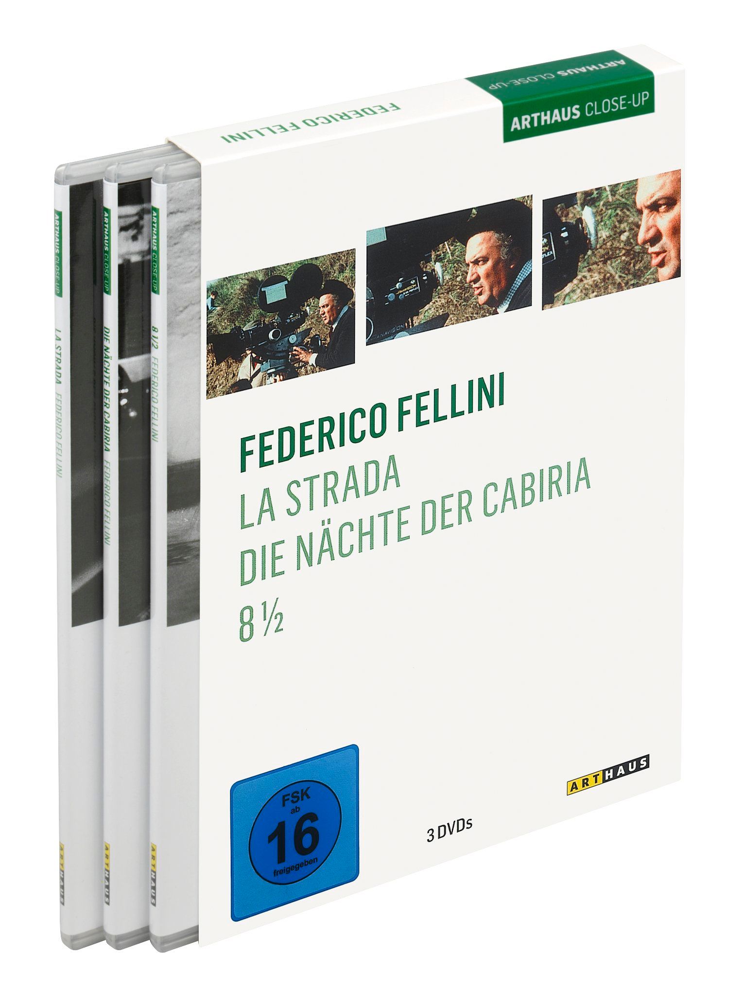 Image of Federico Fellini, 3 DVD Box