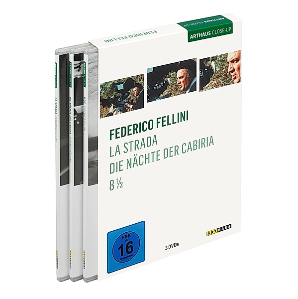 Federico Fellini, 3 DVD Box, Federico Fellini, Ennio Flaiano, Tullio Pinello, Pier Paolo Pasolini, Maria Molinari