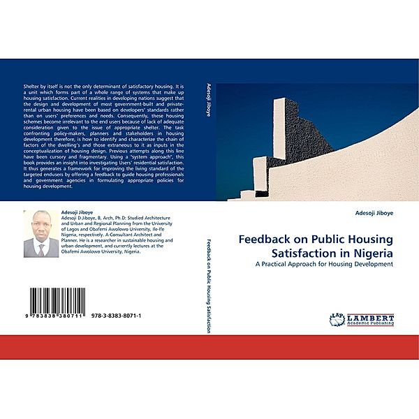 Feedback on Public Housing Satisfaction in Nigeria, Adesoji Jiboye