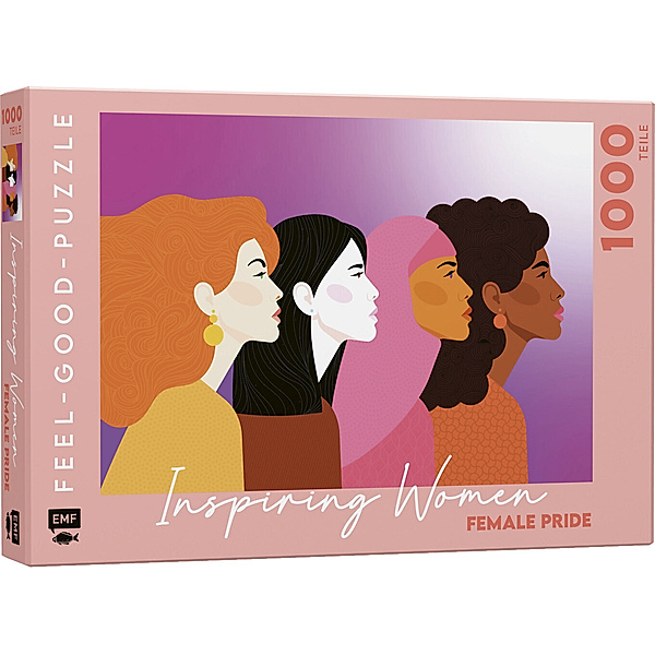 EDITION,MICHAEL FISCHER Feel-good-Puzzle 1000 Teile - INSPIRING WOMEN: Female pride