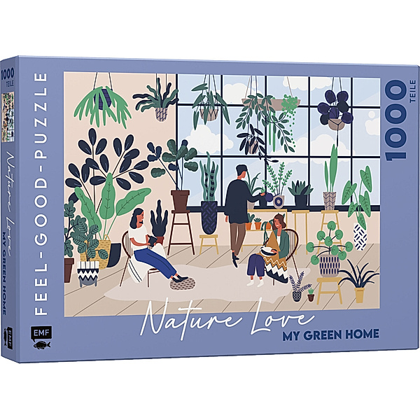 EDITION,MICHAEL FISCHER Feel-good-Puzzle 1000 Teile - NATURE LOVE: My green home