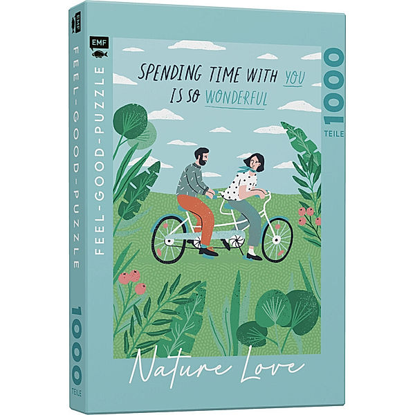 EDITION,MICHAEL FISCHER Feel-good-Puzzle 1000 Teile - NATURE LOVE: Spending time with you is so wonderful
