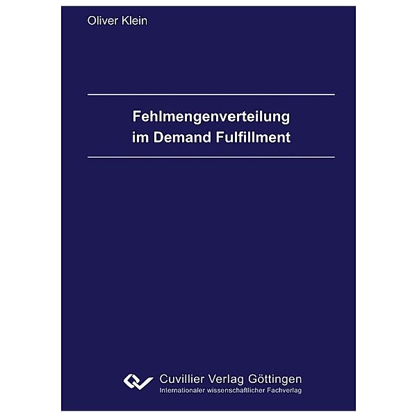 Fehlmengenverteilung im Demand Fulfillment