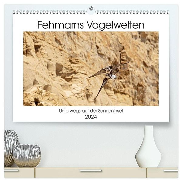 Fehmarn Vogelwelten (hochwertiger Premium Wandkalender 2024 DIN A2 quer), Kunstdruck in Hochglanz, Holger Ströder