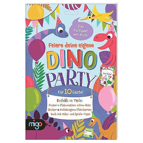 Feiere deine eigene Dino-Party