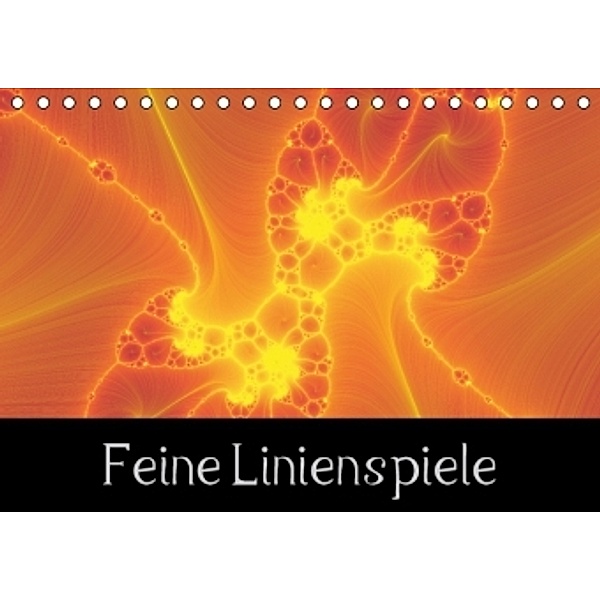 Feine Linienspiele (Tischkalender 2016 DIN A5 quer), Heidemarie Sattler
