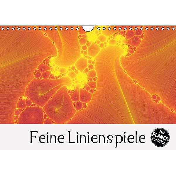 Feine Linienspiele (Wandkalender 2018 DIN A4 quer), Heidemarie Sattler