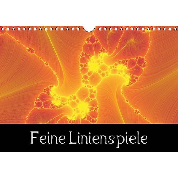 Feine Linienspiele (Wandkalender 2018 DIN A4 quer), Heidemarie Sattler