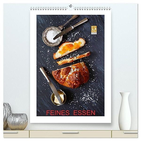 Feines Essen (hochwertiger Premium Wandkalender 2024 DIN A2 hoch), Kunstdruck in Hochglanz, Thomas Jäger