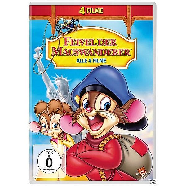 Feivel der Mauswanderer - Alle 4 Filme DVD-Box, Diverse Interpreten