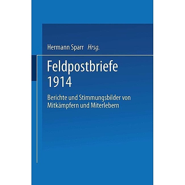 Feldpostbriefe 1914, Hermann Sparr