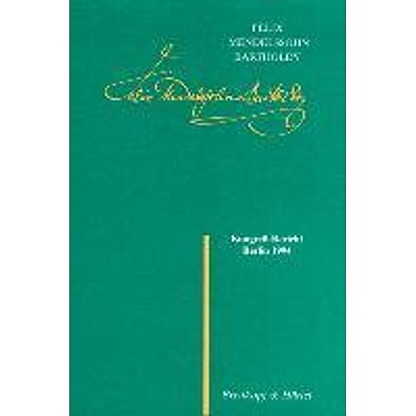 Felix Mendelssohn-Bartholdy, Felix Mendelssohn-Bartholdy