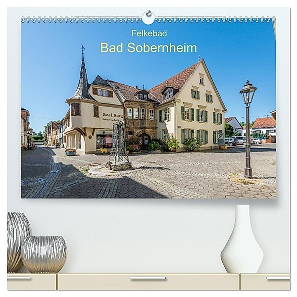 Felkebad Bad Sobernheim (hochwertiger Premium Wandkalender 2024 DIN A2 quer), Kunstdruck in Hochglanz, Erhard Hess