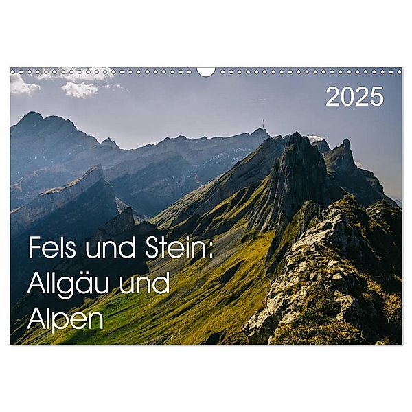 Fels und Stamm: Allgäu und Alpen (Wandkalender 2025 DIN A3 quer), CALVENDO Monatskalender, Calvendo, Simeon Trefoil