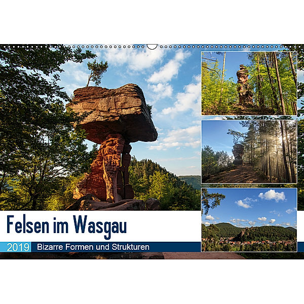 Felsen im Wasgau (Wandkalender 2019 DIN A2 quer), Andreas Jordan