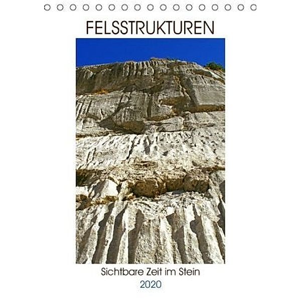 Felsstrukturen - Sichtbare Zeit im Stein (Tischkalender 2020 DIN A5 hoch), Michaela Schimmack