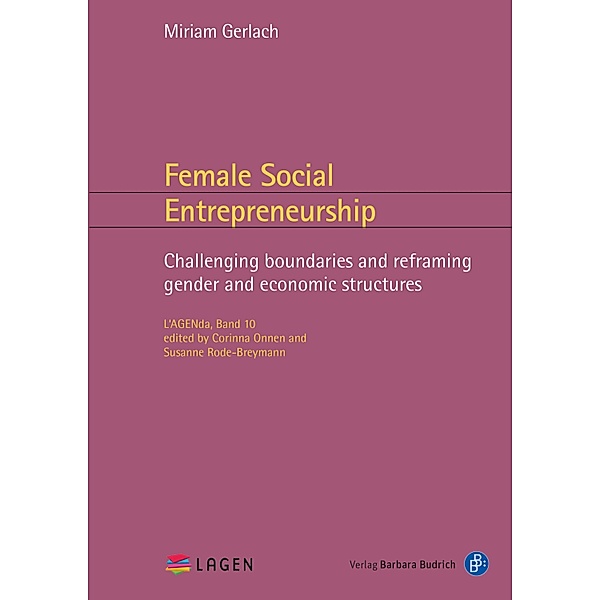 Female Social Entrepreneurship / L'AGENda Bd.10, Miriam Daniela Gerlach