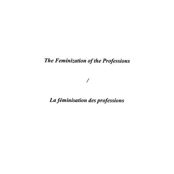 Feminisation des professions / Hors-collection, Giannini Mirella