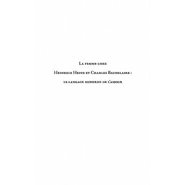 Femme chez heinrich heine et charles bau / Hors-collection, Boyer Sophie