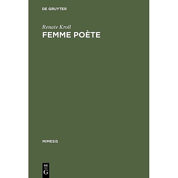 Femme poete, Renate Kroll