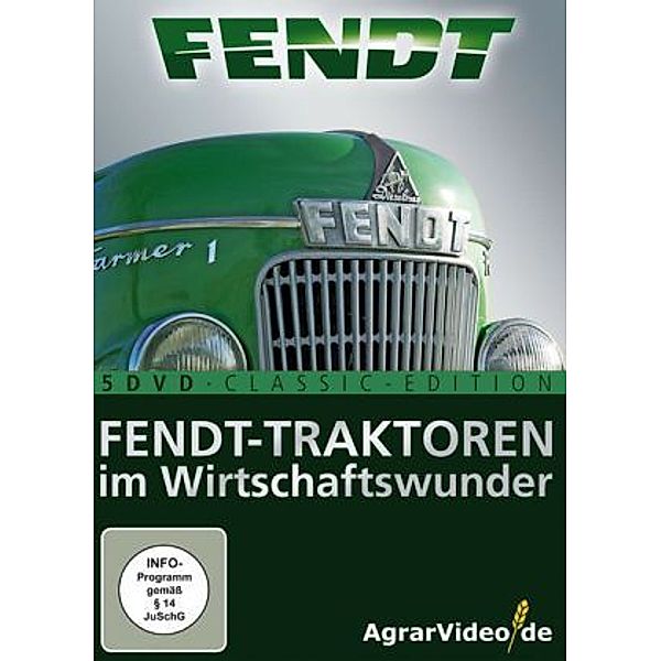 Fendt-Traktoren im Wirtschaftswunder,5 DVDs