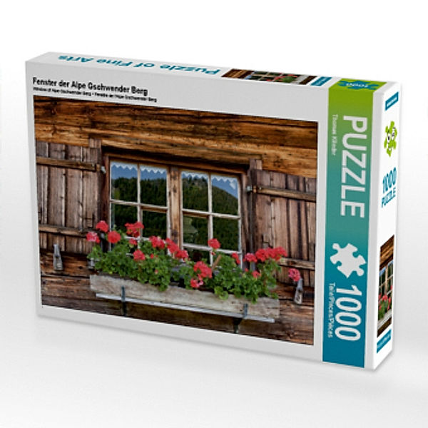 Fenster der Alpe Gschwender Berg (Puzzle), Thomas Klinder