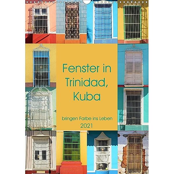 Fenster in Trinidad, Kuba (Wandkalender 2021 DIN A3 hoch), Piotr Nogal