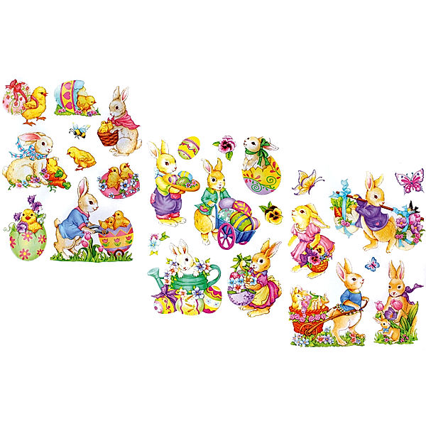 Fenstersticker Ostern, 25-teiliges Set