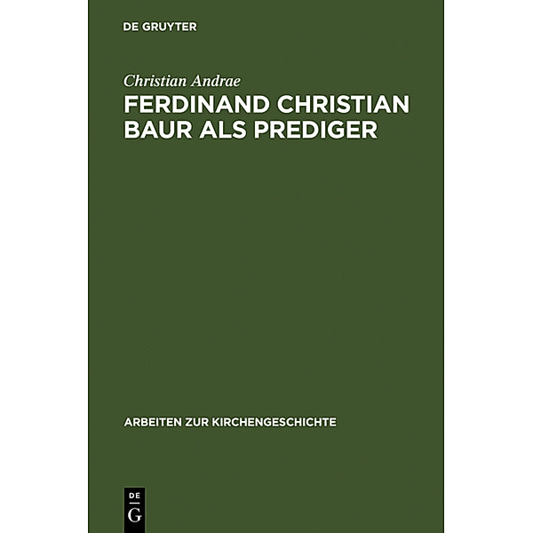Ferdinand Christian Baur als Prediger, Christian Andrae